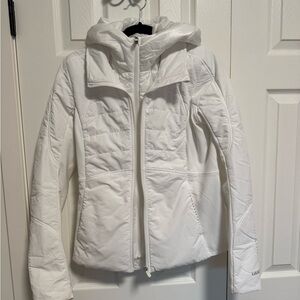 Women’s Lululemon Another Mile Jacket, size 8, white